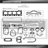Palio Motor Contası Takım Alt + Üst 2002-2015